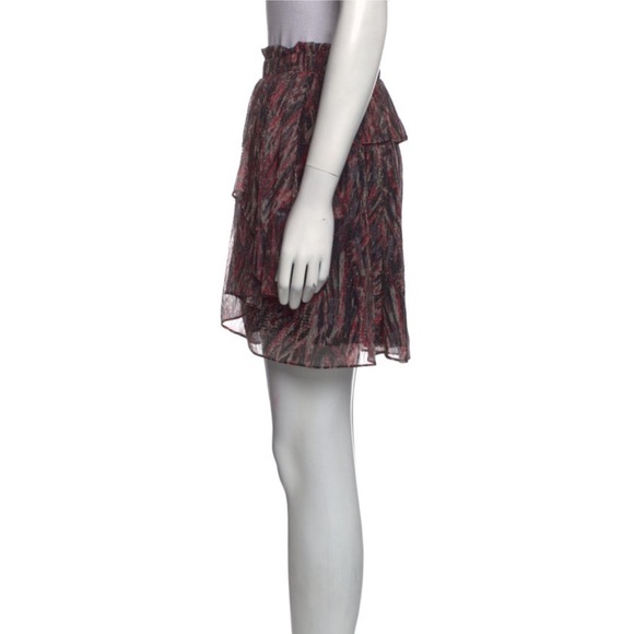 IRO Printed Mini Skirt - Picture 2 of 9